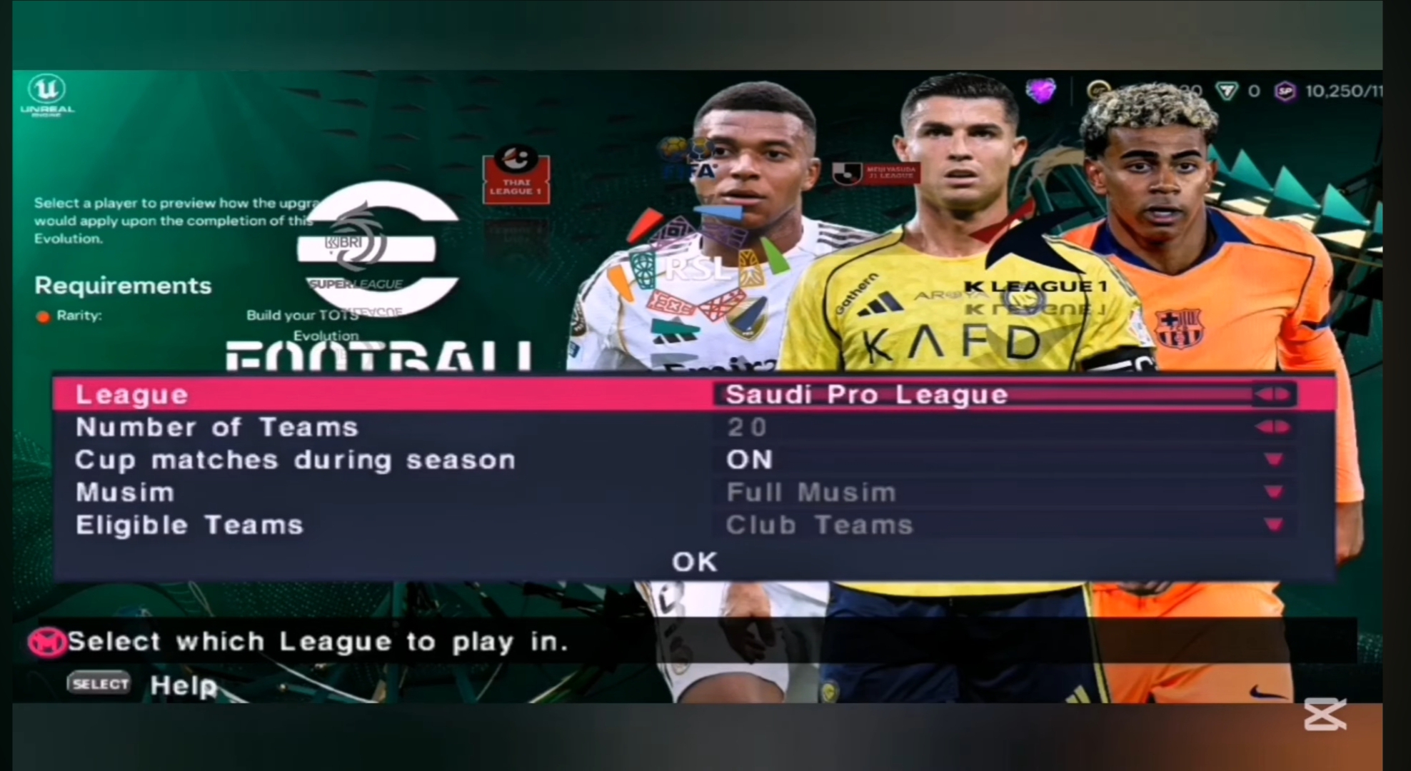 EFootball 2026 Saudi Pro League screenshot
