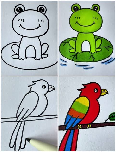 صور رسم سهلة للأطفال