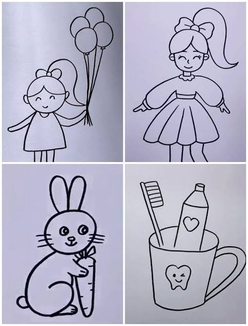 صور رسم سهلة للأطفال