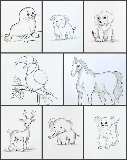 صور رسم سهلة للأطفال